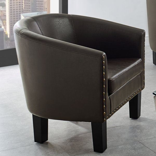 Winston Porter Ensa 29'' Wide Barrel Chair & Reviews Wayfair